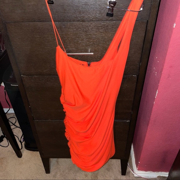ALIX NYC Red Orange Eminem Dress size Large NWOT - Picture 5 of 7